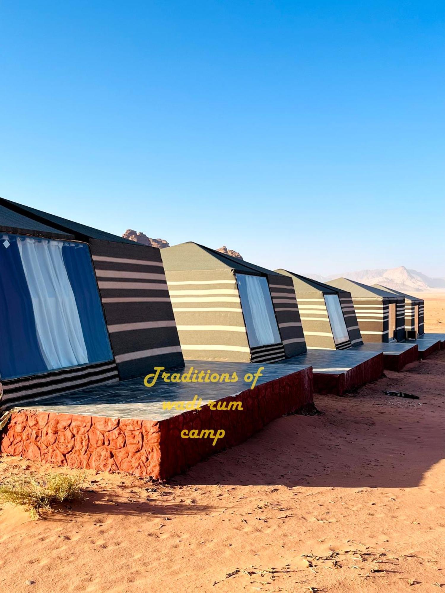 Hotel Traditions Of Wadi Rum Camp & Jeep Tour Exterior foto