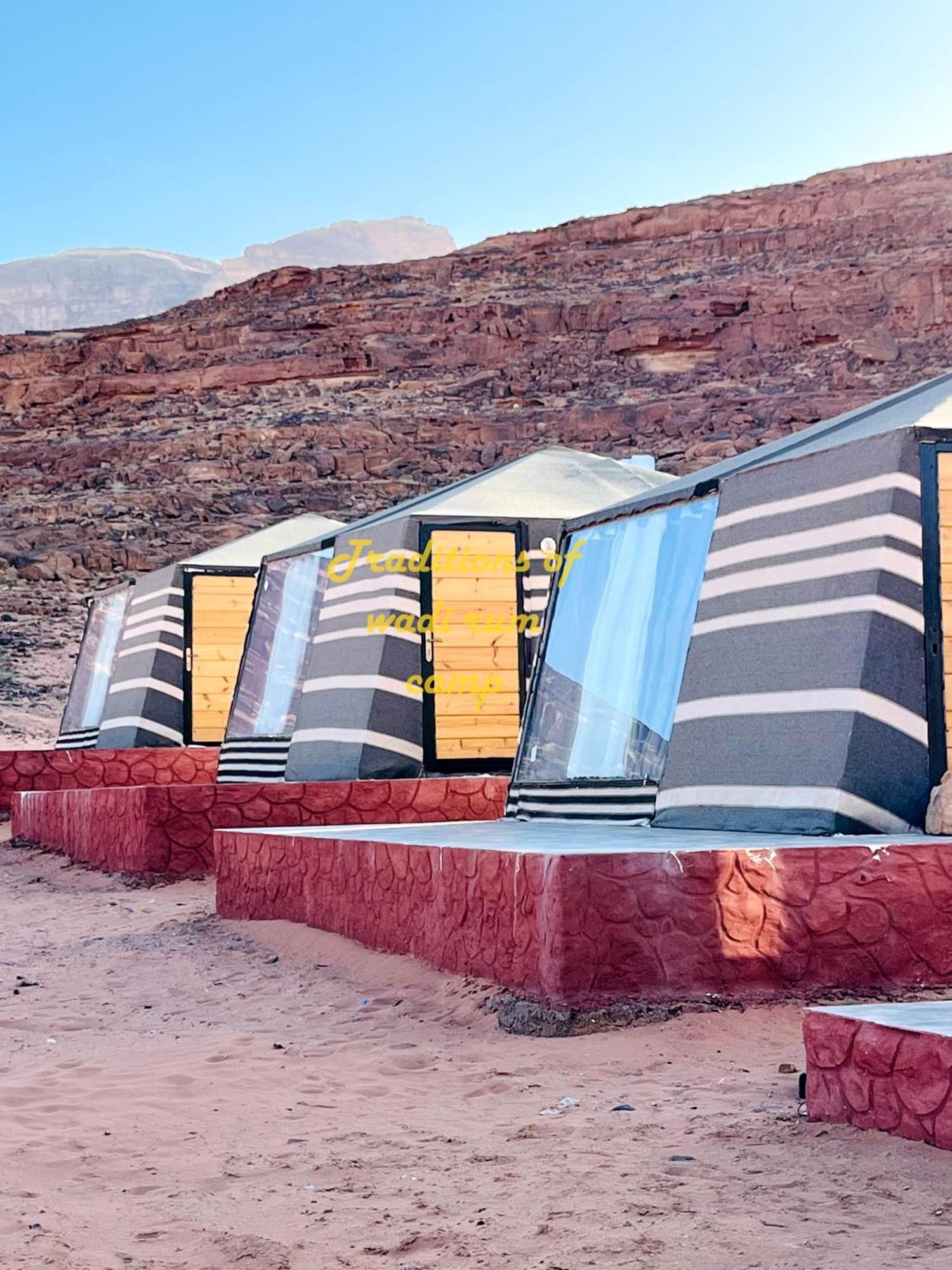 Traditions Of Wadi Rum Camp & Jeep Tour Exterior foto
