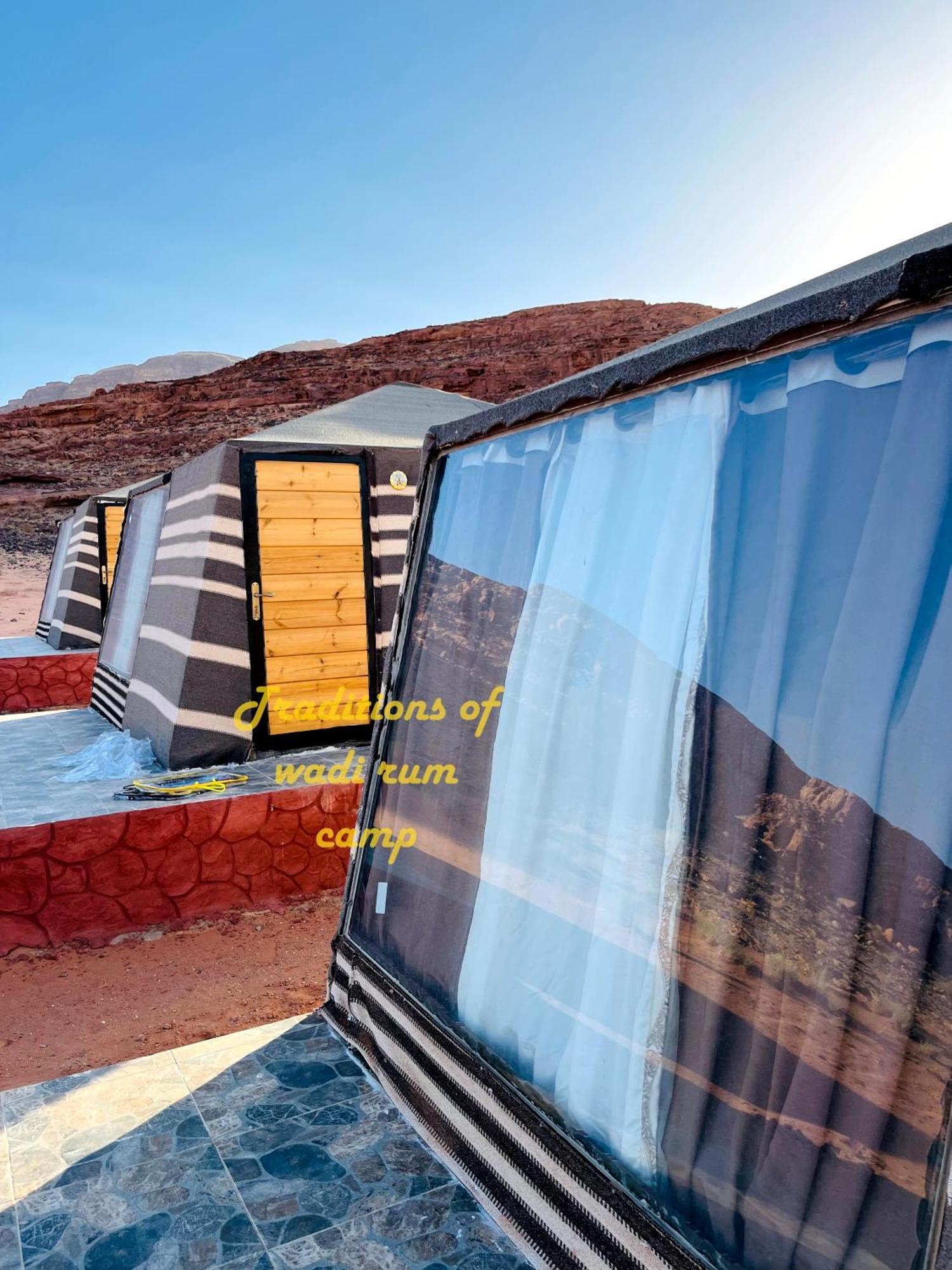 Traditions Of Wadi Rum Camp & Jeep Tour Exterior foto