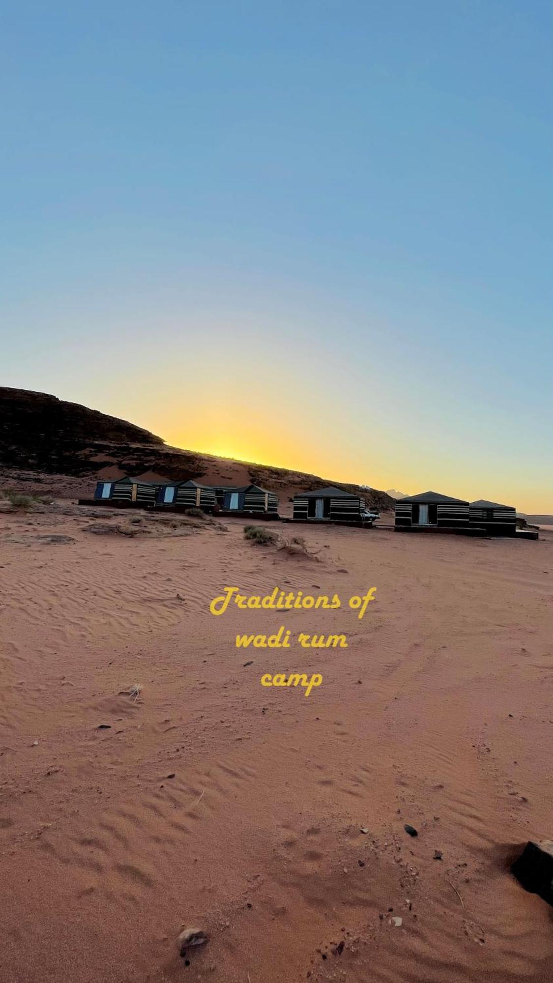 Hotel Traditions Of Wadi Rum Camp & Jeep Tour Exterior foto